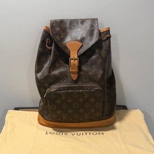 Louis Vuitton Monogram Brown Backpack